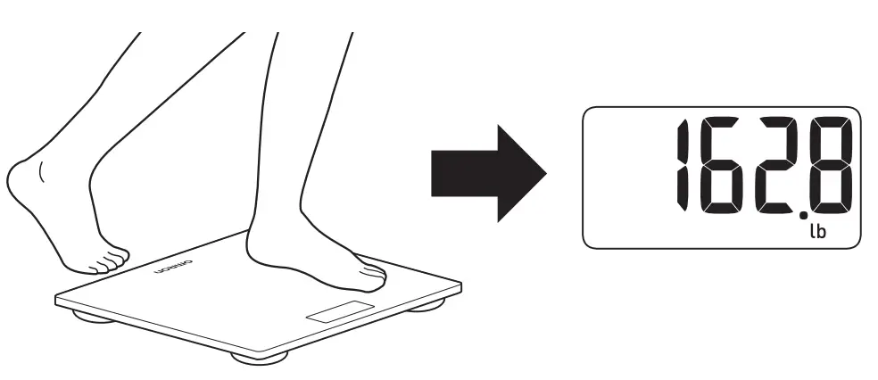 OMRON Scale with Bluetooth SC 150-start
