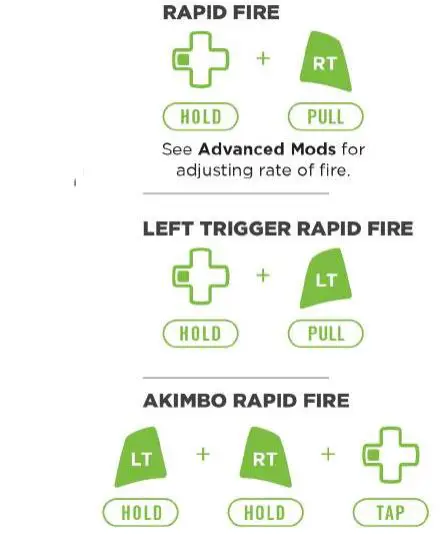 evil CONTROLLERS X1IBUCXMM Master Mod V3 Wireless Controller for Xbox One Instruction Manual - Rapid Fire