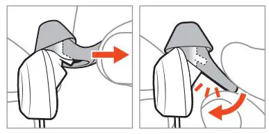 Plantronics Voyager 6200 UC Headset User Guide - To put the eartip on the earbud