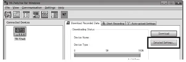 T D TR-7wb-nw Series Thermo Recorder- Data and Viewing 2