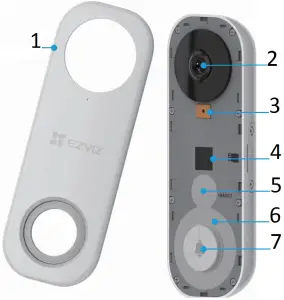 EZVIZ CSDB11J5 Wi-Fi Video Doorbell Basics
