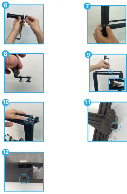 CUBICON PRIME 3D Printer with Auto Nozzle Leveling Direct Extruder- Installation 2