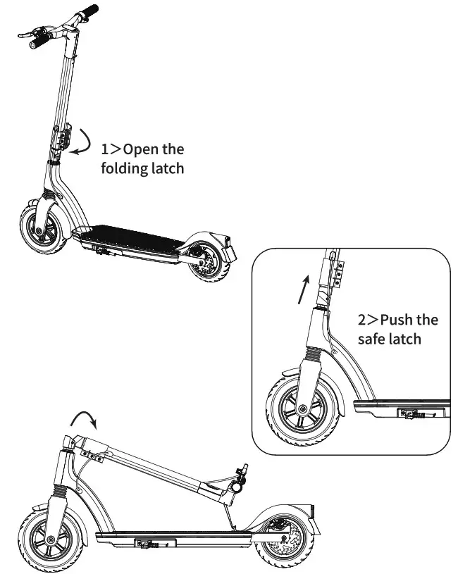 INMOTION L9 PRO Electric Scooter - folding