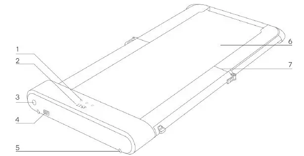 kogan FSWKPADT2PA T2 Pro Wealkingpad Foldable Smart Treadmill Fig2