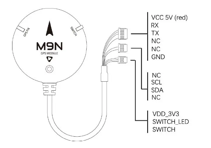 Holybro 12027 M9N GPS Compass Module FIG 3