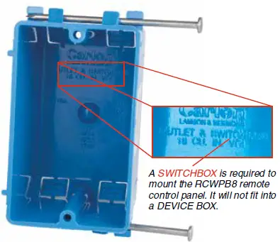 LECTROSONICS RCWPB8 Push Button Remote Control fig 10