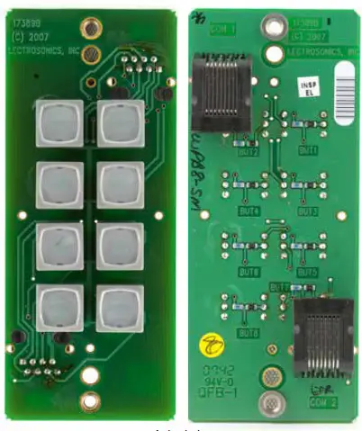 LECTROSONICS RCWPB8 Push Button Remote Control fig 2