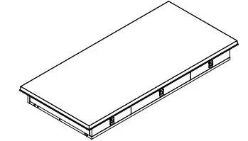 williams Lacourte No Hutch Desk - Desk top