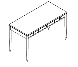 williams Lacourte No Hutch Desk - desk 2