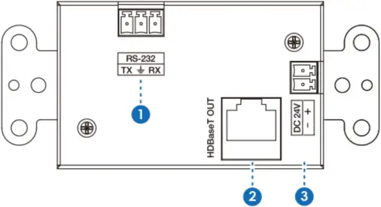 EHB-250-W - BAck Panel Transmitter
