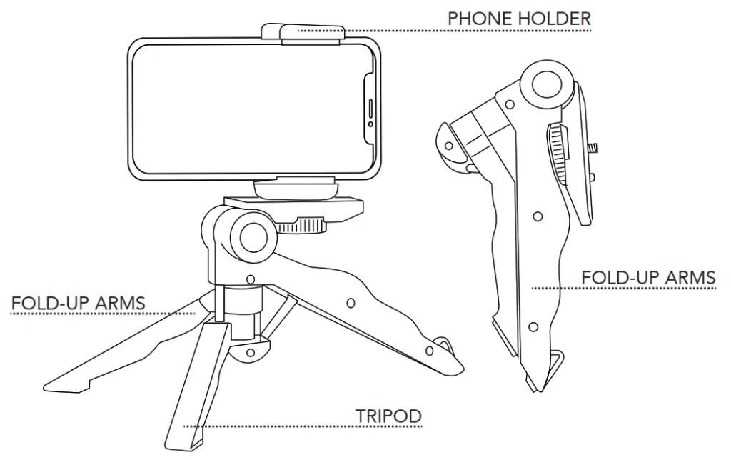 crest CVLPGT Pistol Grip Tripod - Fig
