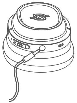 EDIFIER EDF160 Wireless Over Ear Headphones - AUX Cable