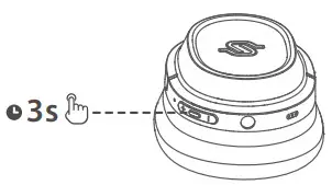 EDIFIER EDF160 Wireless Over Ear Headphones - Pairing
