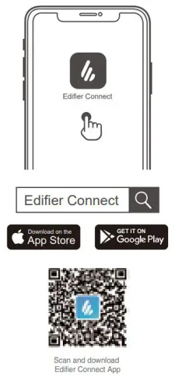 EDIFIER EDF160 Wireless Over Ear Headphones - app