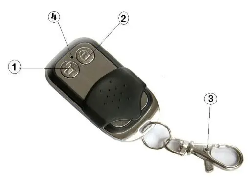 DPWESTEK Mini Portable MPEG-4 DVR - Remote controller Introduction