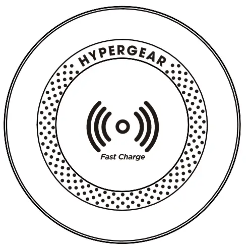 HYPERGEAR 14668 ChargePad Pro Wireless Fast Charger Pad Compatible