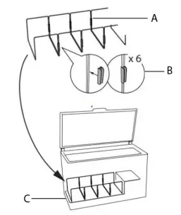 Whirlpool W11531549B Chest Freezer Owner's Manual - Installing Sliding Rail