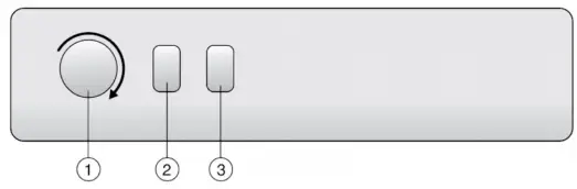 Whirlpool W11531549B Chest Freezer Owner's Manual - The exact configuration of the control panel