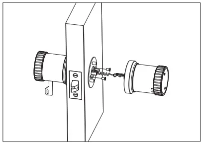 COOLOUS F20 Smart Lock Fully Automatic Tuya Smart Lock - fig6