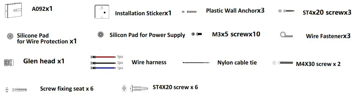 Akuvox A092 Smart and Stylish 2 Door Controller - Mainframe Accessories