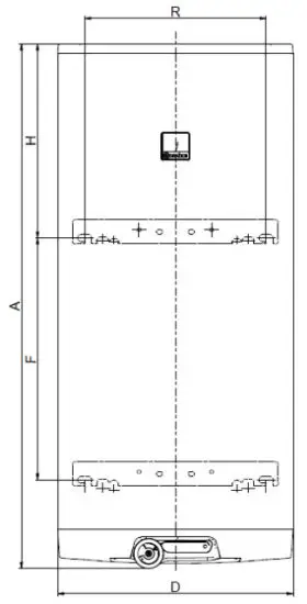 DRAZICE OKCE 80 Electric Water Heater - screws
