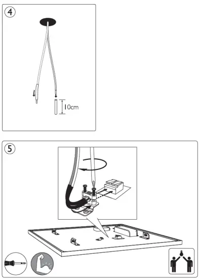 PHILIPS 32162 Hue Ambiance Aurelle Squared Panel Light fig 5