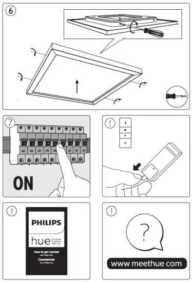 PHILIPS 32162 Hue Ambiance Aurelle Squared Panel Light fig 6