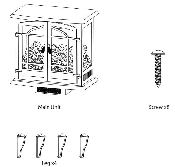 COSTWAY-FP10059US-25-Inch-Freestanding-Electric-Fireplace-Stove-1