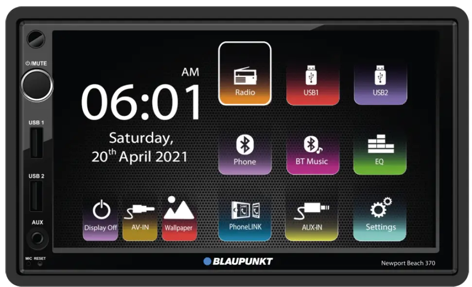 Blaupunkt Newport Beach 370 Car Multimedia Instruction Manual