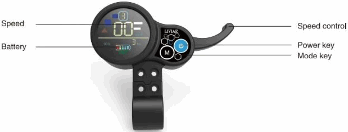 PLUG Runner Electric Scooter - Power On Off