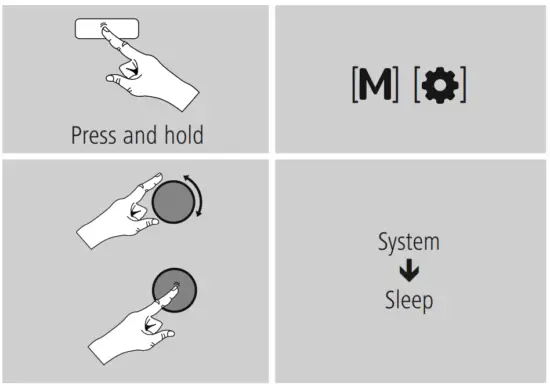 hama 00054871 Digital Radio - switches