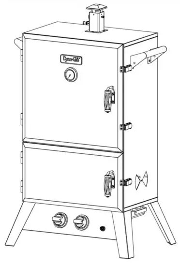 Dyna Glo DGW1235BDP D Wide Body Vertical Gas Smoker