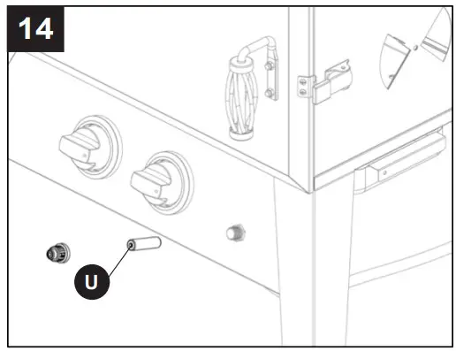 Dyna Glo DGW1235BDP D Wide Body Vertical Gas Smoker - ASSEMBLY INSTRUCTIONS 2