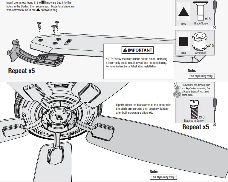 Hunter 51563 Newbury 60 Inch Indoor Onyx Bengal Ceiling Fan-fig15