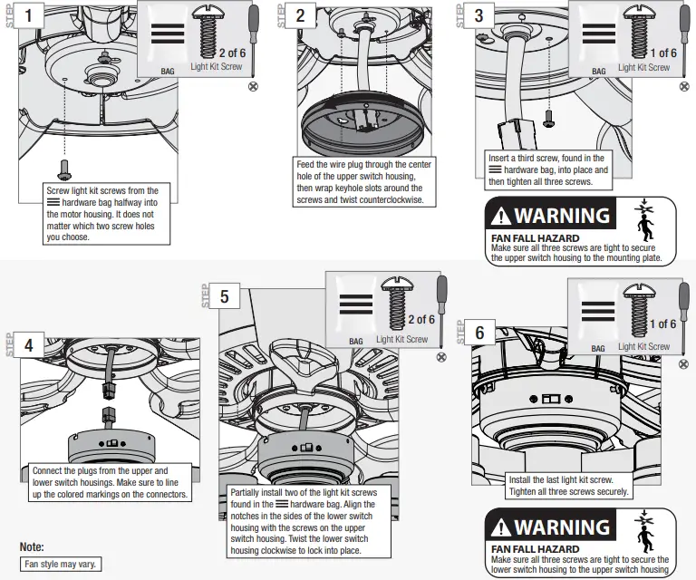 Hunter 51563 Newbury 60 Inch Indoor Onyx Bengal Ceiling Fan-fig16