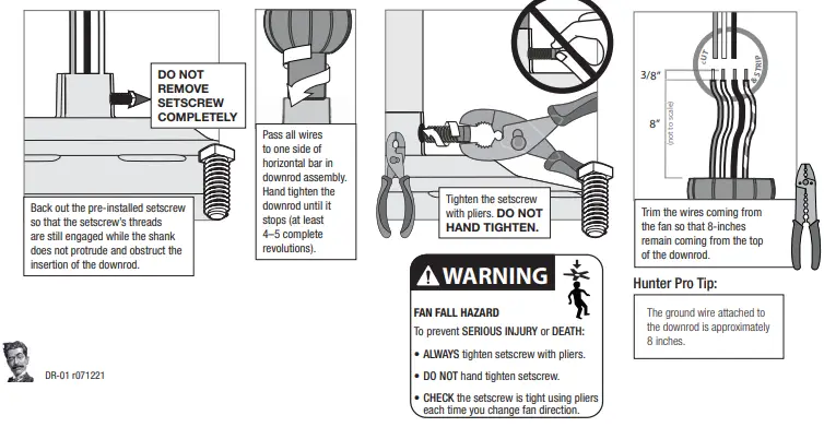 Hunter 51563 Newbury 60 Inch Indoor Onyx Bengal Ceiling Fan-fig9