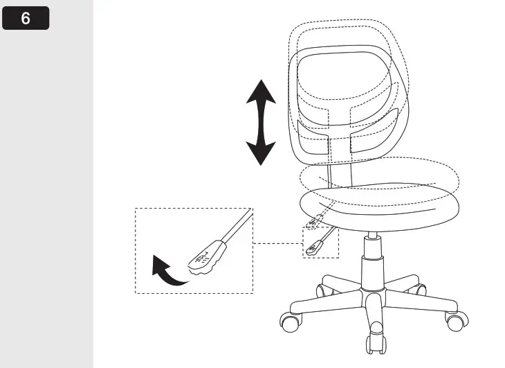 amazonbasics Low-Back Computer 6