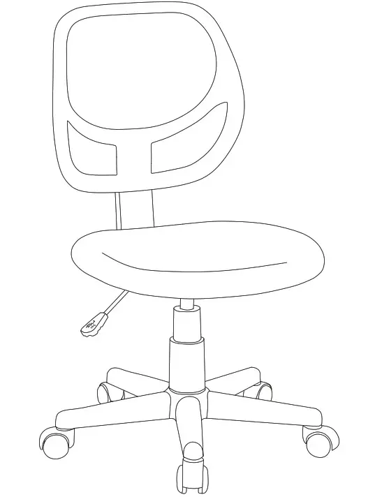 amazonbasics Low-Back Computer