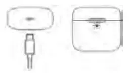 Monoprice 43452 Horizon ANC Truewireless Earphone User Manual - Charging Case