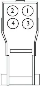 4-pin iris connector