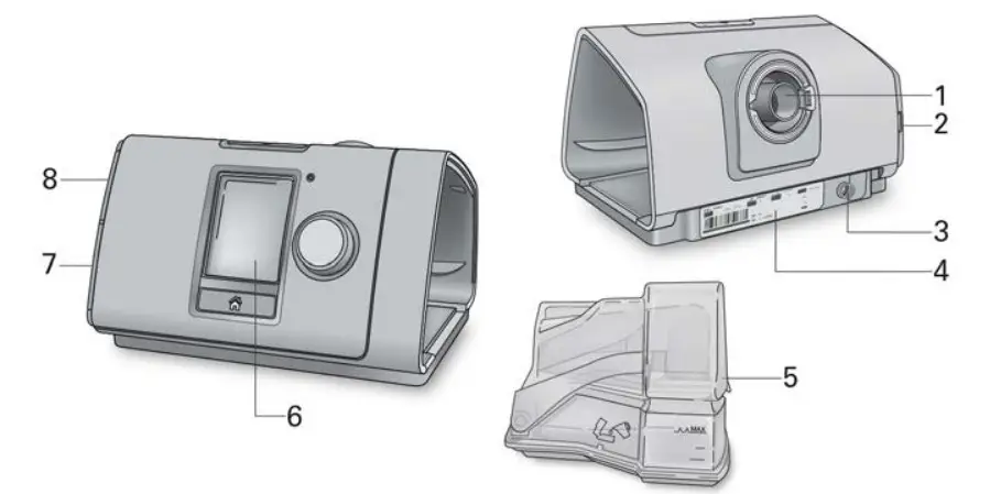 resmed 370xx air sense 10 CPAP and APAP machines - figure 1