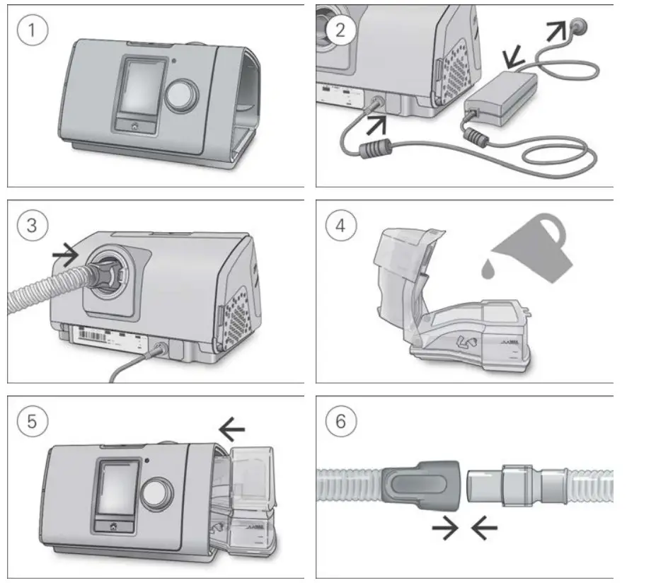 resmed 370xx air sense 10 CPAP and APAP machines - figure 2