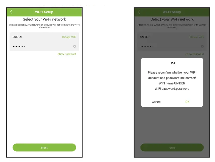 Uniden BW6141R 5.0” LCD Portable Wireless Baby Monitoring System Owner's fig 16