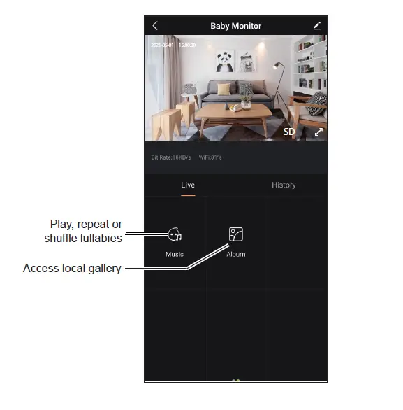 Uniden BW6141R 5.0” LCD Portable Wireless Baby Monitoring System Owner's fig 20