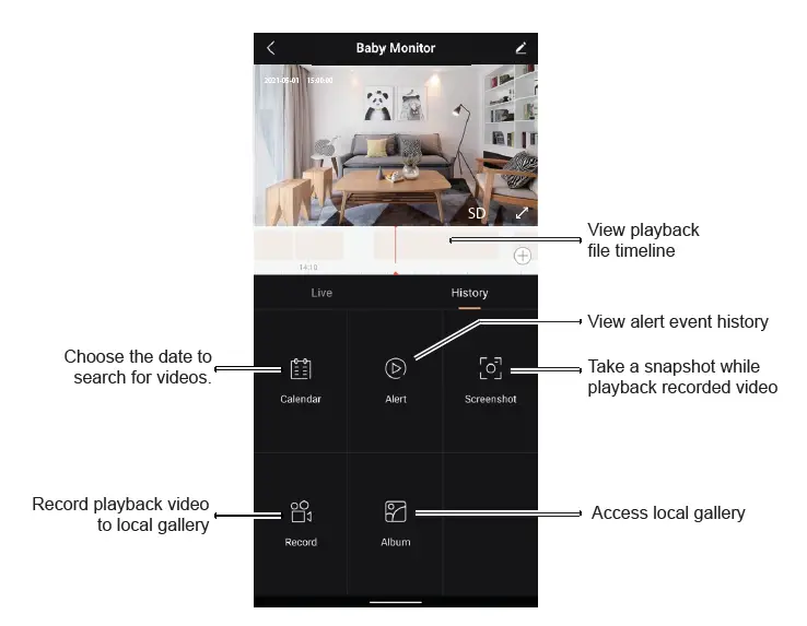 Uniden BW6141R 5.0” LCD Portable Wireless Baby Monitoring System Owner's fig 21