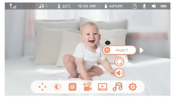 Uniden BW6141R 5.0” LCD Portable Wireless Baby Monitoring System Owner's fig 9
