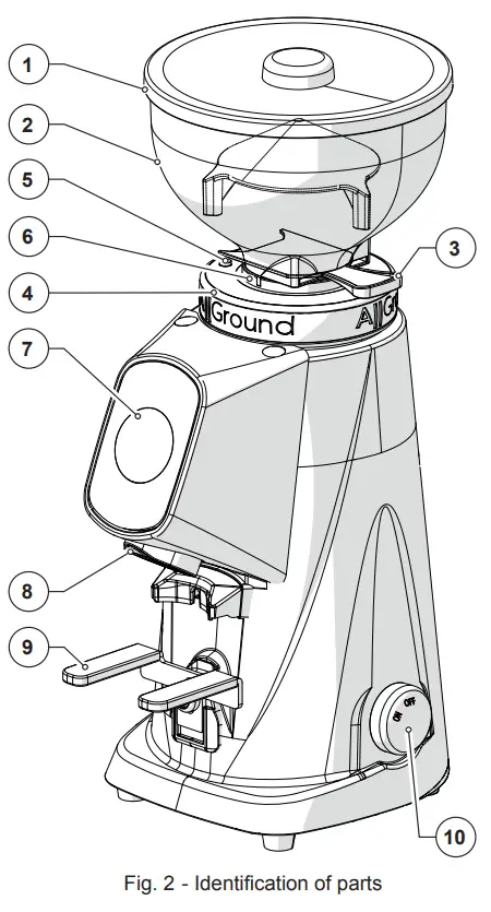 Fiorenzato F71 EK XGi Coffee grinder - fig2
