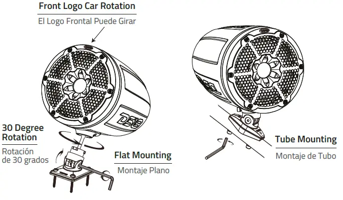DS18-CF-x10tpneo-10 Inch-Carbon-Fiber-Texture-Marine-ToweR-Neodymium-Speaker-06