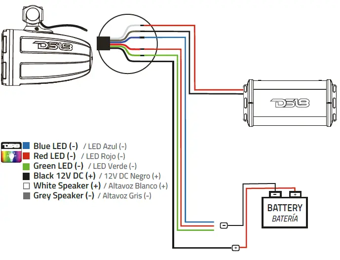 DS18-CF-x10tpneo-10 Inch-Carbon-Fiber-Texture-Marine-ToweR-Neodymium-Speaker-08