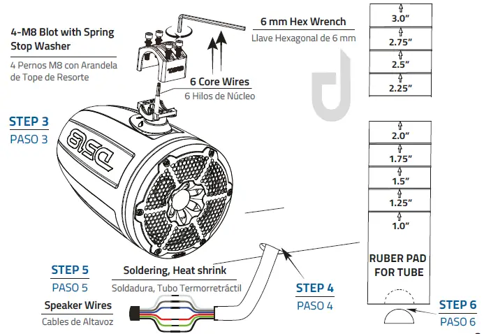 DS18-CF-x10tpneo-10 Inch-Carbon-Fiber-Texture-Marine-ToweR-Neodymium-Speaker01